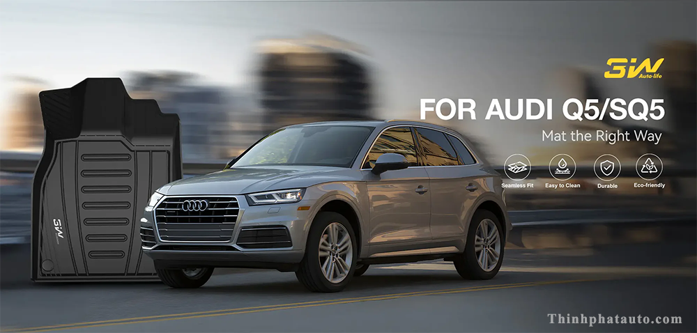 Tham San Xe Audi Q5 Thuong hieu 3W Chinh Hang Thảm Sàn Xe Audi Q5 (2018 » 2025) Thương hiệu 3W Chính Hãng