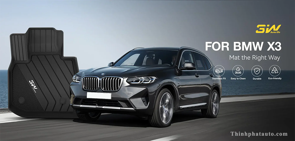 Tham San Xe BMW X3 Thuong hieu 3W Chinh Hang Tham San Xe BMW X3 Thuong hieu 3W Chinh Hang