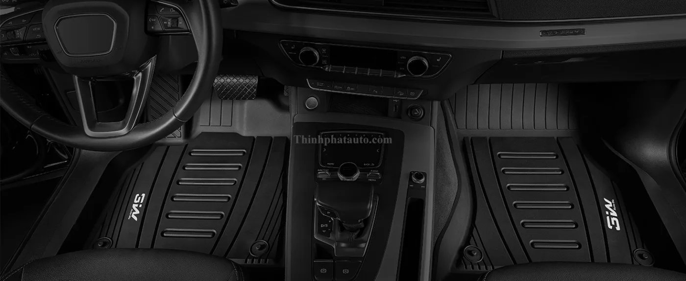Tham san xe Audi Q3 3W Hang 1 Thảm Sàn Xe Audi Q3 (2019 đến 2025) Thương hiệu 3W - Hàng 1