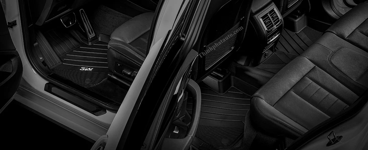 Tham san xe BMW X4 3W Hang 1 2 Thảm Sàn Xe BMW X4 (2018 đến 2025) Thương hiệu 3W - Hàng 1 + 2