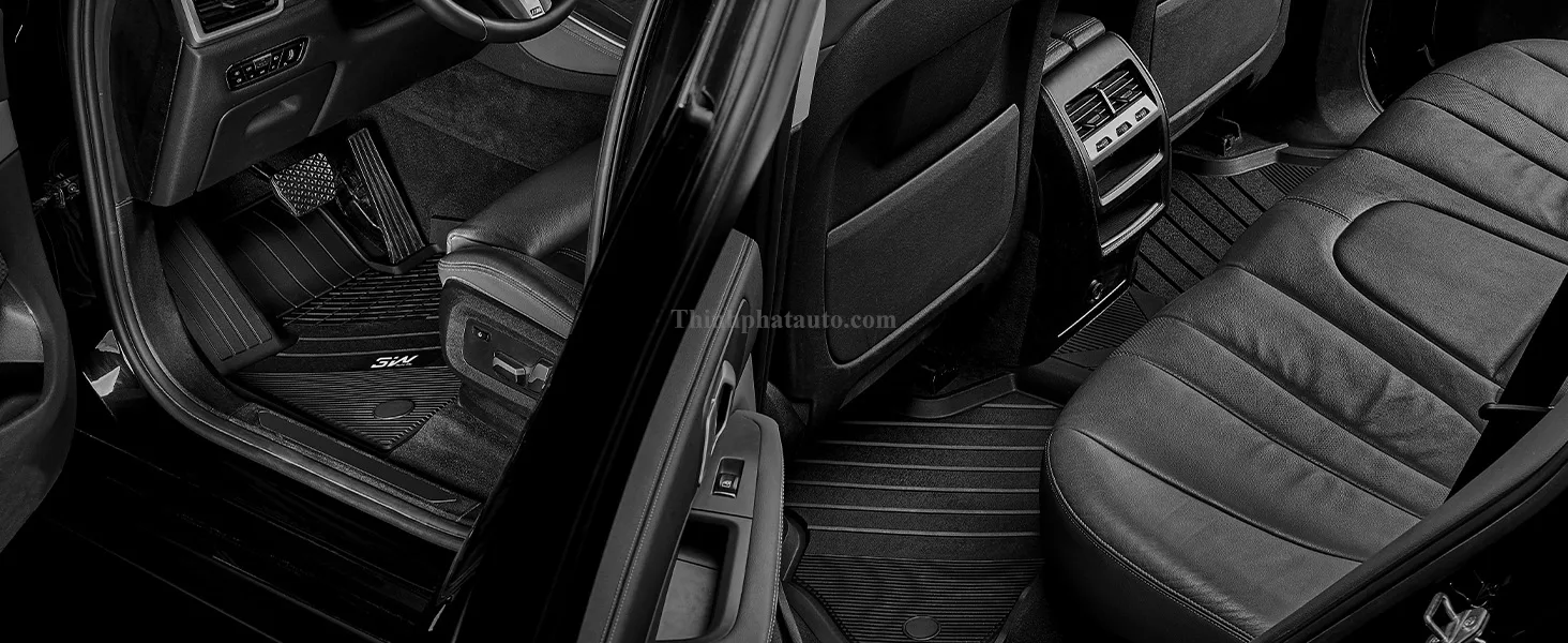 Tham san xe BMW X5 3W Hang 1 2 Thảm Sàn Xe BMW X5 (2014 đến 2025) Thương hiệu 3W - Hàng 1 + 2