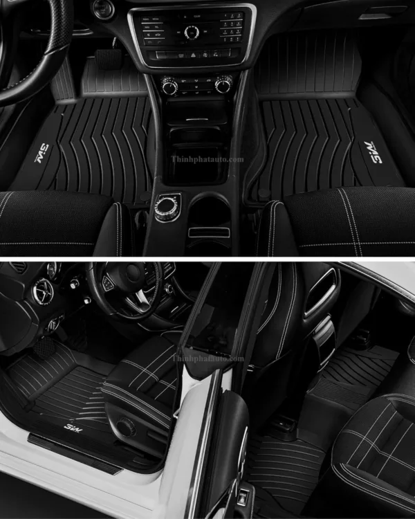 Thảm Sàn Xe Mercedes E250 (2016 đến 2023) Thương hiệu 3W Chính Hãng - Ảnh 2