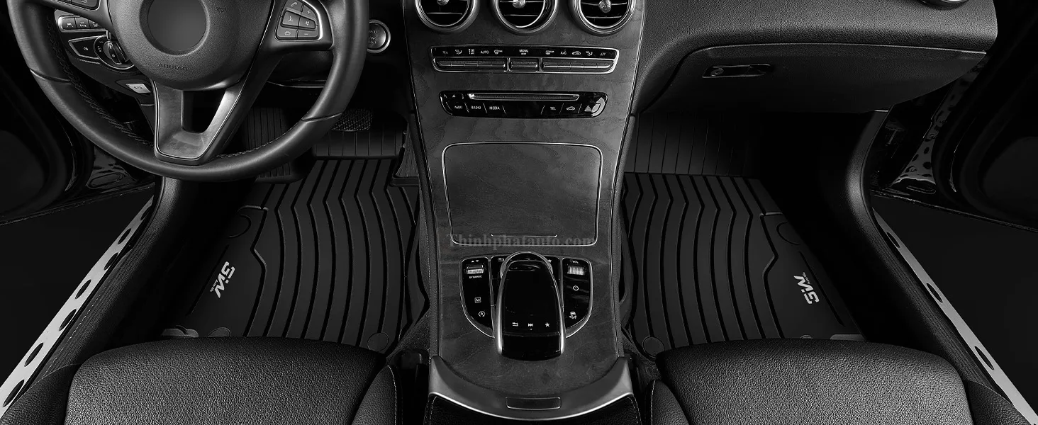 Tham san xe Mercedes GLC 3W hang 1 Thảm Sàn Xe Mercedes GLC200 (2016 đến 2025) Thương hiệu 3W - hàng 1