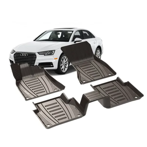 Thảm Sàn Xe Audi A4 2015 - 2023 Thương hiệu 3W TPE Cao Cấp