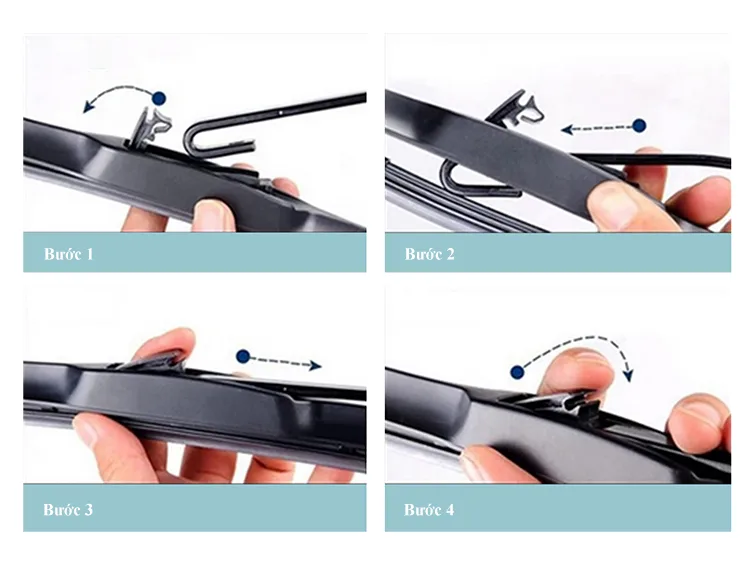 Huong dan lap dat gat mua hybrid Hướng dẫn lắp đặt gạt Mưa Xe Kia K5 (2021 đến 2025) Silicone Chính Hãng