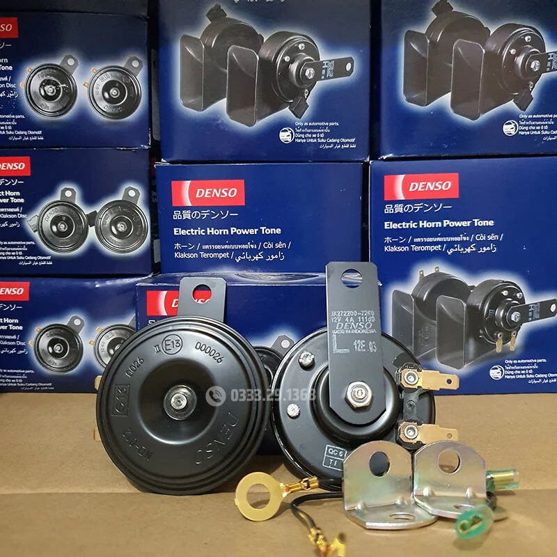 Coi dia denso 2 jack chinh hang 2 Còi Xe Mazda BT50 (2011 đến 2025) Denso Chính Hãng