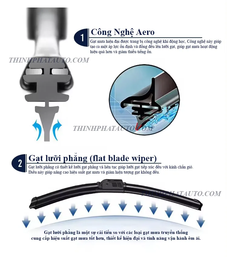 Gạt Mưa Xe Renault Megane (2013 đến 2025) Silicone Chính Hãng