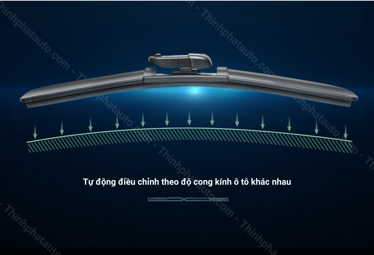Gạt mưa tự động điều chỉnh theo độ cong kính xe Lexus RX300 - thinhphatauto.com