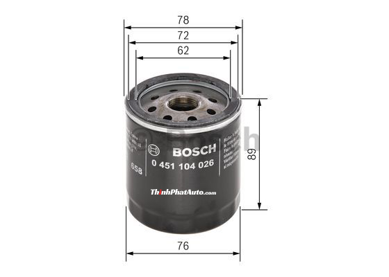 Lọc Dầu Động Cơ Bosch 0451104026