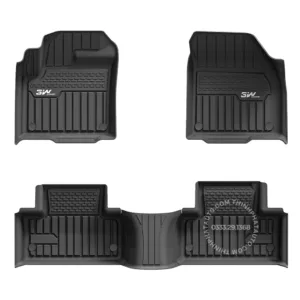 Thảm Sàn Xe LandRover Defender (2021 đến 2025) Thương hiệu 3W Chính Hãng